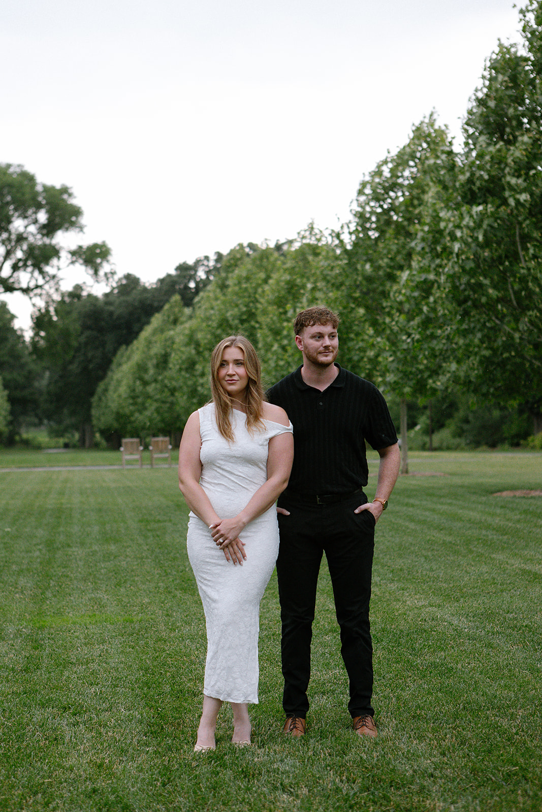 Standing on the Lawn